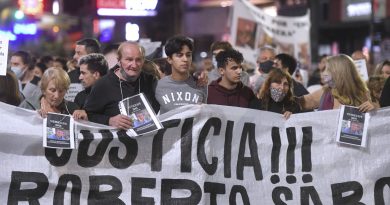 Ramos Mejía: Imágenes de la marcha en reclamo de justicia, a seis meses del asesinato del kiosquero
