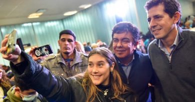 El ministro De Pedro estuvo en La Matanza para participar de un Encuentro de Juventudes